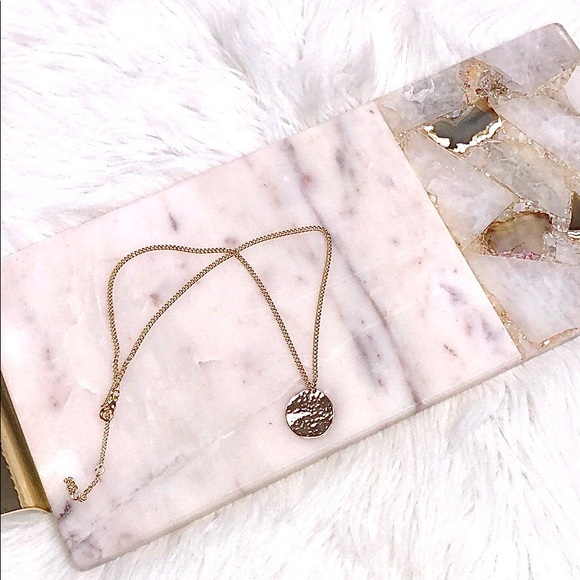 Nordstrom Jewelry - STATEMENT HAMMERED TEXTURE NECKLACE